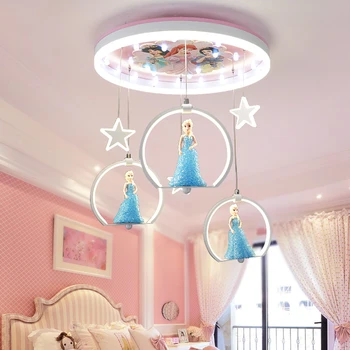 Šiaurės šalių vaikų miegamasis dekoro led žibintai, už kambarį, patalpų liustra apšvietimo šviestuvai lubų lempos kambarį apdaila
