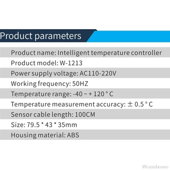AC 110-220V Smart Termostatas su Laikmačiu Kietas Šilumos Inkubatorius Akvariumas Šiltnamio efektą sukeliančių Temperatūros Reguliatorius LCD Ekranas O31 20