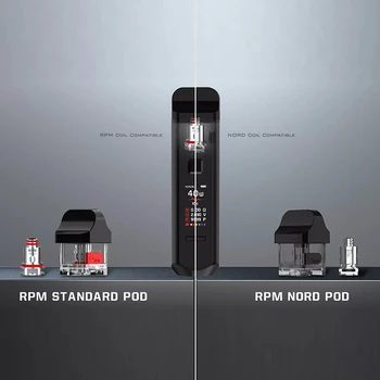 VAPE SMOK RPM40 Rinkinys Vaporizador RPM POD Tinka Nord Ritė cigarečių électronique pen 1500mah Baterija VS novo 2 Langelį Mod 9168