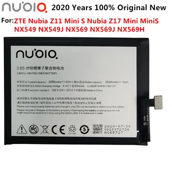 Originalus Naujas 3.85 V 3000mAh Li3929T44P6h796137 už ZTE Nubija Z11 MiniS NX549J Baterija
