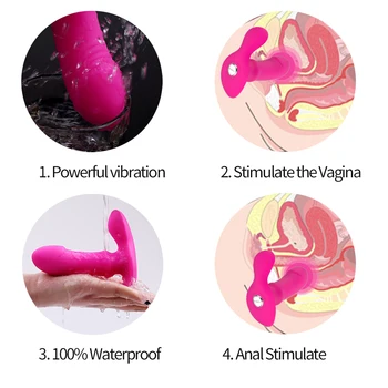 Nalone Suaugusiųjų Sekso Žaislų Pora Belaidžio Nuotolinio Valdymo Vibratorius, skirtas Moterims, Masažas Makštis Ir G-Spot, su Šildymo Funkcija