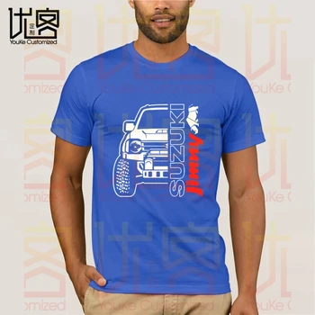 NAUJASIS Logotipas Suzuki Jimny vyriški MARŠKINĖLIAI vyriški moteriški Vasaros Medvilnės Komanda Tees Vyrų Naujausias Populiariausių Normalus Tee Marškinėliai