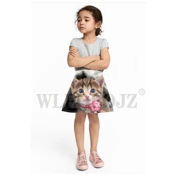Prekės Pavasario Mergaičių sijonai vaikams sijonas gyvūnų Katė Dizaino Princess gimtadienio Sijonas