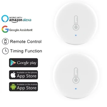 Tuya ZigBee Smart Temperatūros Ir Drėgmės Jutiklis ZigBee Wifi Belaidis Nuotolinio Valdymo Dirbti Su Smart Home Tuya/Smart Gyvenimo App