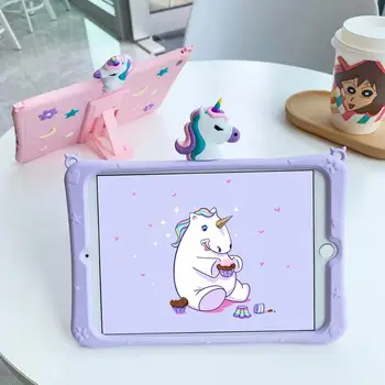 Atveju Xiaomi Mi trinkelėmis 4 8.0 colių Tablet Animacinių filmų Vaikams Padengti Xiaomi Mipad 4 Plius 10.1 colių Silicio Funda