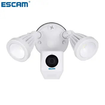 ESCAM QF608 1080P LED Prožektorius Wi-fi IP Kamera PIR Aptikimo Signalizacijos HD Saugumo dvipusis Ryšys Nuotolinio S iren Paramos ONVIF Naktį V