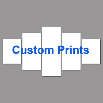 Custom print HD drobė sienos nuotraukas Modulinės 5 Skydelis Anime Pav Kraštovaizdžio plakatas kambarį apdailos dažymo Estmo