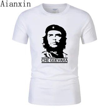 Vasaros Che Guevaros Herojus Vyrų Marškinėliai Aukštos Kokybės Spausdinta Medvilnės, Trumpomis Rankovėmis Marškinėliai Hipster Modelis Tee Kietas Vyrų Drabužiai.