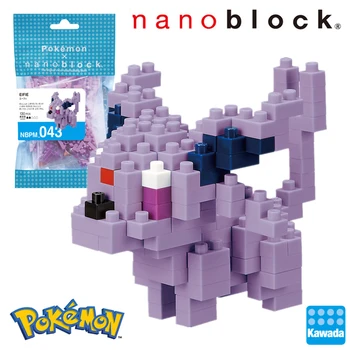 Naujas Nanoblock Pokemon Espeon NBPM-043 Mažų Grūdų Miniatiūriniai Deimantų Kūrimo Bloką Suaugusiųjų Statybos Žaislas
