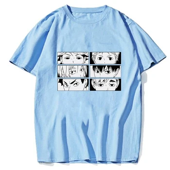 Kawaii Haikyuu T-marškinėliai Vyrams, Moterims trumpomis Rankovėmis Tee Anime, Manga Viršūnes Drabužiai