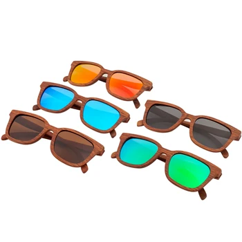 Naujas stilius derliaus Poliarizuoti akiniai nuo saulės Vyrams Moterims prekės ženklo akiniai nuo saulės, Paplūdimys, Aukštos klasės mediniai akiniai vyrų Oculos de sol UV400