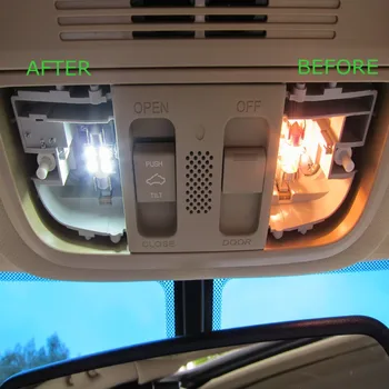 13pcs Klaidų Canbus Baltas Automobilis LED Lemputės Interjero Paketą Rinkinys 2006-2010 Hummer H3 Žemėlapis Dome Licencijos numerio ženklo apšvietimo Žibintas