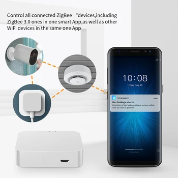 Tuya Zigbee Smart Vartai Hub Smart Home Tiltas Smart Gyvenimo App Automatikos Belaidžio Nuotolinio valdymo pultelis Dirbti su Alexa 