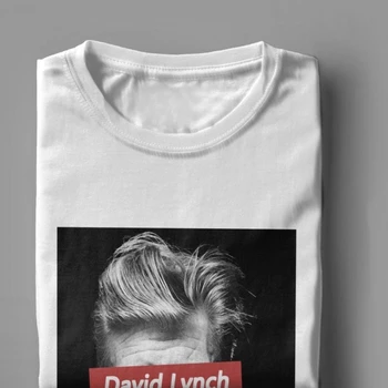 David Lynch vyriški T Shirts Twin Peaks Juokinga Camisas Apvalios Kaklo Marškinėliai, Topai Marškinėliai Spausdinimas Viršūnes Kalėdų Dieną Drabužių