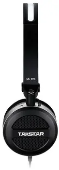 Originalus Takstar ML 720 nešiojama stereo ausinių Pfi ausinių 40mm vairuotojo skersmens, su valdymo mygtukas ir mikrofonas