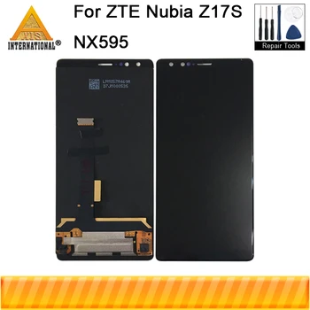 Axisinternational Už ZTE Nubija Z17S NX595J LCD Ekranas+lietimui skaitmeninis keitiklis Skirtas Nubija Z17S NX595J Ekrano Rėmelį