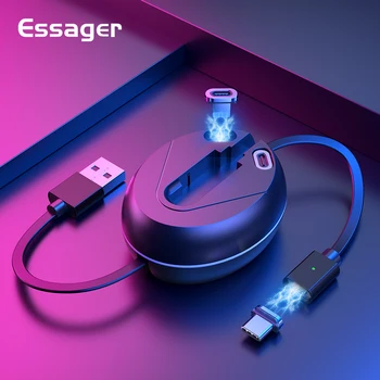 Essager 3 In 1 Ištraukiama Magnetinio Micro USB Kabelis, Skirtas 