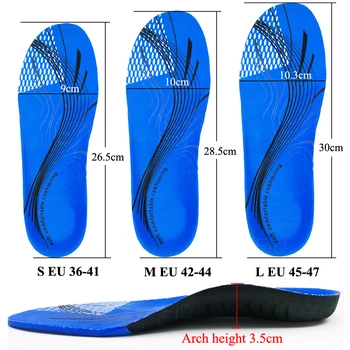 EiD Ortopedinių Vidpadžių Vienodo Kojų Arka Parama orthotic batai vienintelis Vidpadžiai, skirti kojų Padų Fascitas Batų Padas Paramos Skausmas