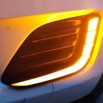 LED Akys Už Suzuki Swift 2016 Geltona Posūkio Signalą Automobilio Žibintų Šviesos važiavimui Dieną Priešrūkinis Žibintas DRL