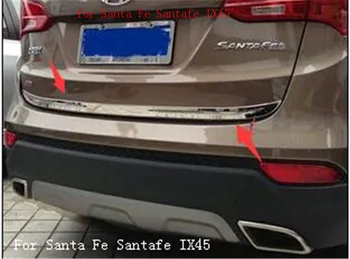 Nerūdijančio Plieno Priedai Tinka Hyundai Santa Fe Santafe IX45 2013 m. m. m. 2016 galiniai bagažo skyriaus dangtis dangčio apdaila