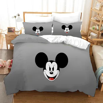 Disney Mickey Mouse patalynės komplektas berniukams namų dekoro karalienės dydžio antklodė apima 3pcs dvigule lova plitimo skatinimo animacinių filmų karšto pardavimo