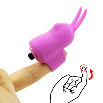 Pirštu Spenelių Vibratorius Klitorio Stimuliatorius Dildo Mini Rabbit Vibratorius, Sekso Žaislai Moterims Masturbacija Makšties Massager Sekso Parduotuvė