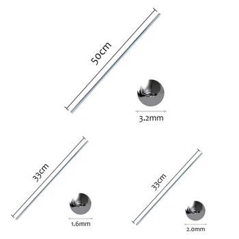 10/20/30/50Pcs Daugiafunkcinis Aliuminio Pagrindinių nereikia Lituoti Milteliais Žemos Temperatūros Aliuminio Suvirinimo Viela 33cm*1.6/2mm 50cm*3.2 mm
