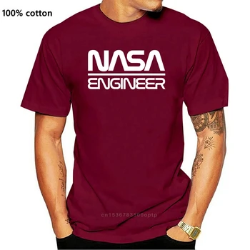 T-shirt Inžinierius T-shirt SpaceX T-shirt Mens Apvalios Kaklo trumpomis Rankovėmis, Dugno T-shirt Mados Marškinėliai Topai Drabužiai