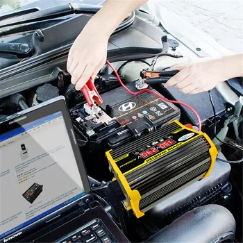 Car Power Inverter Skaitmeninis LED Ekranas Keitiklis 12V į 220V/110V LED Ekranas, Adapteris Įtampos Transformatorių, Modifikuotų Sinusinės Bangos