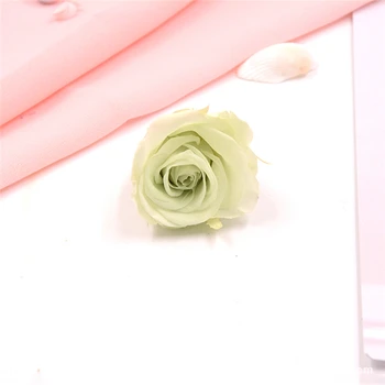 YO CHO Konservuotos Gėlės Klasės 3-4CM 12Pcs/daug Rožių Vadovai Nekilnojamojo Sausų Gėlių Puokštė 