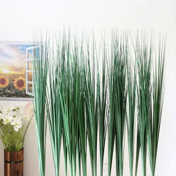 60cm Dirbtinės atostogos modeliavimas lapų, svogūnų žolės šilko gėlių dekoracija gėlių rengiasi vejos inžinerijos modeliavimo Žolės