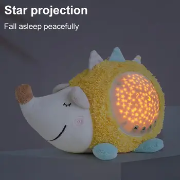 Kūdikiui Komfortą Projekcija Naktį Šviesos Muzika Kūdikių Miego Žvaigždėtas Dangaus Projektorius, Vaikų Pliušinis Lėlės Kūdikio Kambario Reikmenys