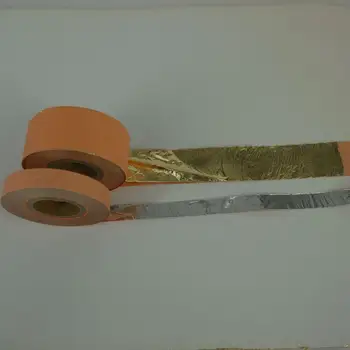Dirbtinė Gold leaf roll 10mmx50m originali vario lapų gilding linijos nemokamas pristatymas