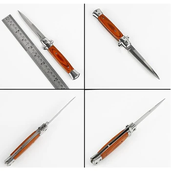 Italijos Mafijos AKC 9 colių lauko peiliukas 8 spalvų savisaugos peiliai, kempingas, žygiai įrankiai dovana kokybės