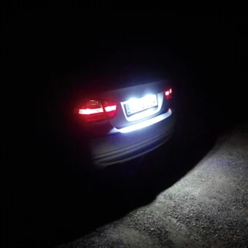 2vnt Ne Klaida LED Skaičius Licenciją Plokštelės Šviesos Lempa Ford Focus MK2 2003-2008 M C-Max MK1
