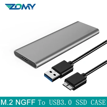 Zomy M. 2 SATA NGFF VSD Bylą USB 3.0(Mikro-B) Nešiojamų Išorinio Kietojo kūno Diskai Talpyklos Kietojo Disko Adapteris Ngff Sąsaja