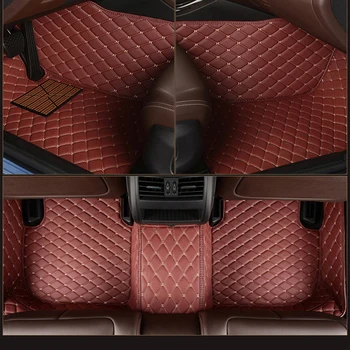 Odos Custom automobilių grindų kilimėlis CADILLAC CTS Escallade ATS CT6 DeVille XTS SRX XT5 CTS-V STS DTS SLS XLR kilimų automobilių reikmenys