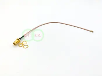20pcs 20cm Auksu SMA Female Riešutų Pertvarų į U FL IPX IPEX RF Įkalbinėti RG178 kabelis