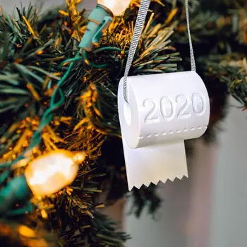 Kalėdų Ornamentu Tualetinio Popieriaus Juokinga Aukštos Kokybės Kalėdų Medžio Apdaila Pakabukas KARŠTO Didmeninės