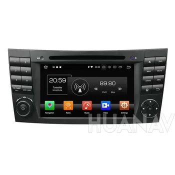 Android 8.0 Automobilių Navigacijos GPS Automobilinio DVD Grotuvo Benz E-Class W211 CLS W219 Multimedia Stereo Radijo Garso Grotuvas, magnetofonas