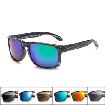 ASUOP naujas mados vyriški akiniai nuo saulės classic prekės ženklo dizaino medžio imitacija aikštėje ponios UV400 akiniai retro vairavimo akiniai