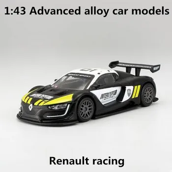1:43 Advanced lydinio automobilių modelių,aukštos modeliavimas Renault lenktynių modelio,metalo diecasts,vaikų žaislai,nemokamas pristatymas