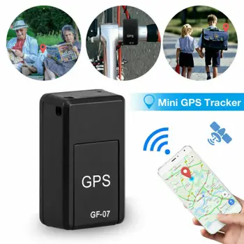Magnetinio GF07 GPS Tracker GSM Mini SPY Realaus Laiko Stebėjimo Locator Mini GPS Automobilį, Motociklą Nuotolinio Valdymo Sekimo Monitorius