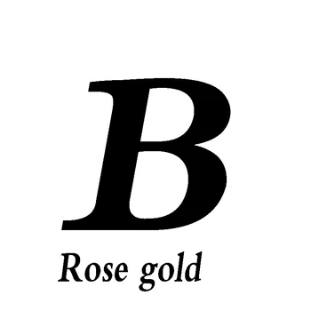 Mados Klasikinis Sidabro 92526 anglų Laiškas Rose Gold 