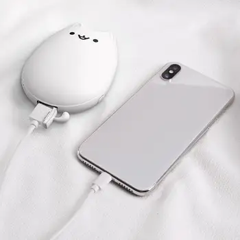 Ranka Šilčiau USB Įkrovimo Kišenėje Galia Banko Nešiojamų Šilčiau Rankų Šildytuvas USB Mokamas Mobiliojo Energijos Įkrovimo Vertus Žiemai