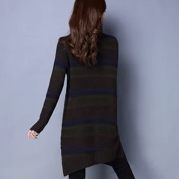 Atstumas Vidutinio ilgio megztinis moteriška korėjos versiją, rudenį, žiemą naujas laisvas megztinis pusę-aukštos apykaklės laukinių dugno marškinėliai j6