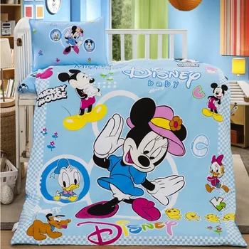 Disney Winnie Pooh Bear Patalynės Komplektai Kūdikiams Lova, Minnie, Mickey Mouse Princesė Animacinių Filmų Medvilnės Antklodė Antklodė Padengti Berniukams, Mergaitėms, Vaikams, Dovanų