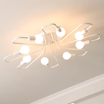 LED Lubų Šviesos Kelis E27 Lempa Bazė Juoda/Balta/Aukso Gyvenamasis Kambarys / Miegamasis Kūrybiškumą Derliaus Lubų Lempa