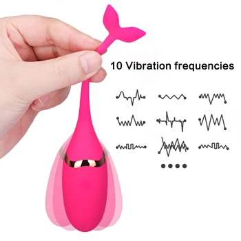 Belaidžio Nešiojami Nuotolinio Valdymo Vibratoriai USB Įkrovimo Vibruojantis Kiaušinis Pasinaudoti Klitorio ir G-spot Masažas Sekso Žaislai Moterims