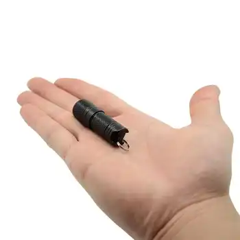 Nešiojamų Mini Pocket LED Žibintuvėlis USB Įkrovimo Vandeniui Balta Šviesa 